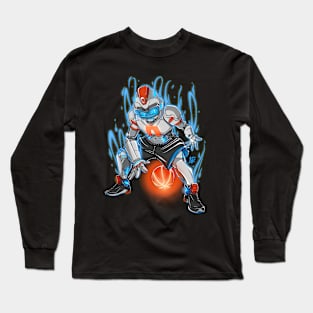 Basket Bot Long Sleeve T-Shirt